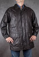 Мужская теплая кожаная куртка Westbury, размер 60-62  в интернет-магазине todalamoda