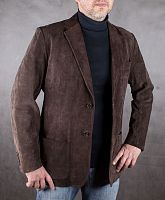 Пиджак из замши коричневый Seattle Suede, размер 48-50 в интернет-магазине todalamoda