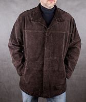 Куртка замшевая коричневая Joy, размер 58 в интернет-магазине todalamoda