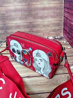 Стильная женская сумка Marc Jacobs, красная в интернет-магазине todalamoda