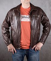 Мужская кожаная куртка maddison, размер 48-50 в интернет-магазине todalamoda