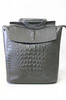 Модный серый рюкзак из натуральной кожи в интернет-магазине todalamoda