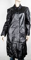 Плащ черный кожаный New Look размер 50 в интернет-магазине todalamoda