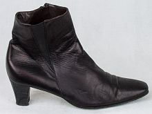 Ботинки кожаные черные Davos Gomma размер 37 в интернет-магазине todalamoda