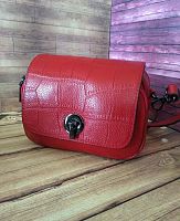 Небольшая женская сумка красного цвета из натуральной кожи в интернет-магазине todalamoda
