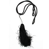 Набор шнуров-подхватов для штор черные (2шт) в интернет-магазине todalamoda