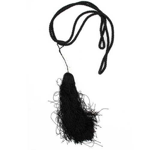 Набор шнуров-подхватов для штор черные (2шт)  в интернет-магазине todalamoda