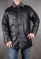 Мужская кожаная куртка NEW SPORTSWEAR, размер 54 в интернет-магазине todalamoda