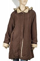 Куртка коричневая с капюшоном в интернет-магазине todalamoda