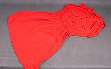 Приталенное красное платье с декоративными пуговицами Speed Control, размер 52 в интернет-магазине todalamoda