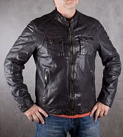 Мужская кожаная куртка MILESTONE, размер 50-52 в интернет-магазине todalamoda
