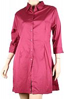 Платье-туника бордовое стрейч размер 46 в интернет-магазине todalamoda