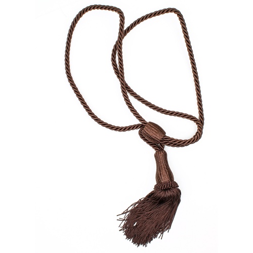 Набор шнуров-подхватов для штор коричневые (2шт)  в интернет-магазине todalamoda