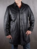 Мужское кожаное пальто strellson, размер 54-56 в интернет-магазине todalamoda