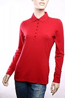 Блузка красная ESPRIT хлопок/эластан длинный рукав размер 44 в интернет-магазине todalamoda