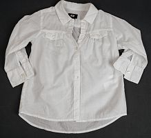 Блузка белая H&M размер 1.5-2 года в интернет-магазине todalamoda