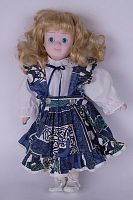 Кукла фарфоровая "Девочка в сарафане" в интернет-магазине todalamoda