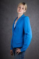 Пиджак женский ярко-голубой Comma, размер 48 в интернет-магазине todalamoda