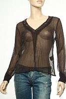 Блузка шелковая d,AUVRY в интернет-магазине todalamoda