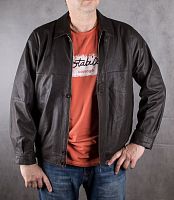Мужская кожаная куртка bugatti, размер 48-50 в интернет-магазине todalamoda