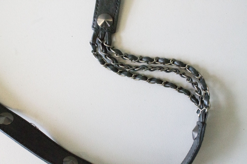 Ремень черный с цепочками в интернет-магазине todalamoda Ремень черный с цепочками в интернет-магазине todalamoda