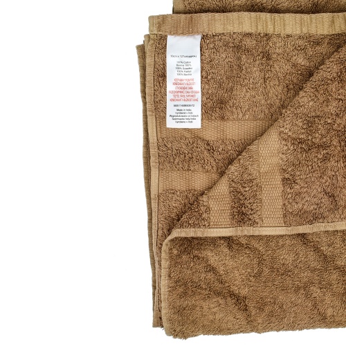 Полотенце махровое коричневое  в интернет-магазине todalamoda фото 2