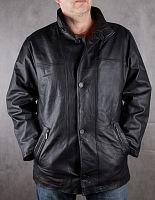 Мужская кожаная куртка JCC размер 52 в интернет-магазине todalamoda