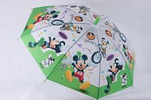 Зонт-трость детский новый полуавтомат "Микки Маус" в интернет-магазине todalamoda