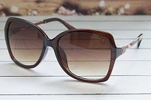 Стильные женские солнцезащитные очки Chanel в коричневой оправе в интернет-магазине todalamoda