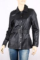 Куртка кожаная черная в интернет-магазине todalamoda