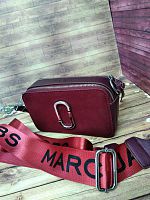 Стильная женская сумка Marc Jacobs, темно-бордовая в интернет-магазине todalamoda