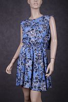 Платье голубое с цветами Atmosphere размер 48-50 в интернет-магазине todalamoda