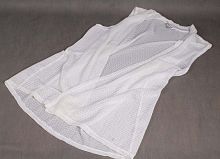 Белая ажурная накидка без рукавов Allison Daley, размер 52-54 в интернет-магазине todalamoda