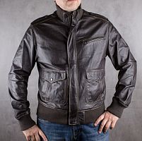 Мужская кожаная куртка SASCH, размер 50-52 в интернет-магазине todalamoda
