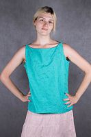 Женская легкая блузка морская волна Appraisal, размер 48 в интернет-магазине todalamoda