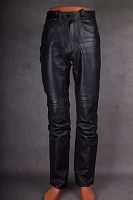 Мото-штаны кожаные черные Motodress, размер 46 в интернет-магазине todalamoda