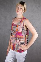 Цветная женская блузка без рукава Islander, размер 50 в интернет-магазине todalamoda