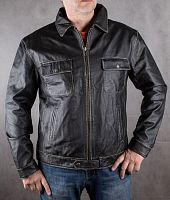 Мужская кожаная куртка TCM, размер 50-52  в интернет-магазине todalamoda