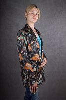 Пиджак женский с бабочками Promod, размер 48 в интернет-магазине todalamoda