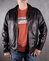 Мужская кожаная куртка WARREN&PARKER, размер 50-52 в интернет-магазине todalamoda