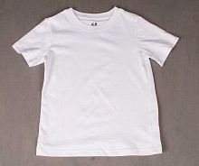 Базовая белая футболка детская H&M в интернет-магазине todalamoda