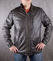 Мужская кожаная куртка sevensigns, размер 52 в интернет-магазине todalamoda