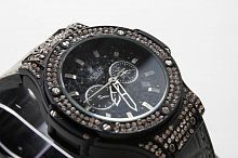 Стильные женские наручные часы HUBLOT со стразами в интернет-магазине todalamoda