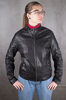 Женская кожаная куртка Q-21 в интернет-магазине todalamoda