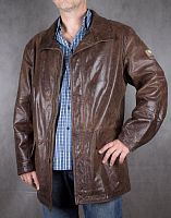 Мужская кожаная куртка Strellson, размер 52-54 в интернет-магазине todalamoda