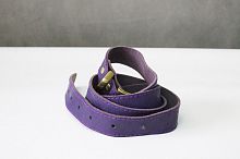 Ремень фиолетовый из натуральной кожи в интернет-магазине todalamoda
