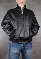 Мужская кожаная куртка My Casual , размер 52 в интернет-магазине todalamoda