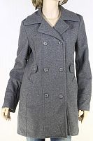 Пальто женское серое Sisley размер 46 в интернет-магазине todalamoda