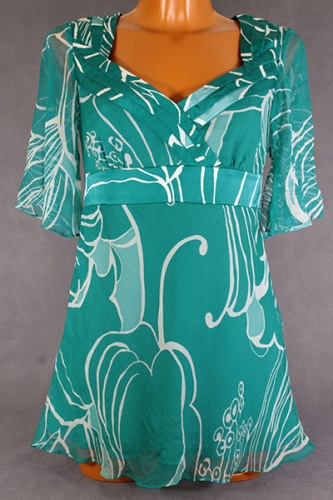 Блузка шелковая MonSoon  в интернет-магазине todalamoda