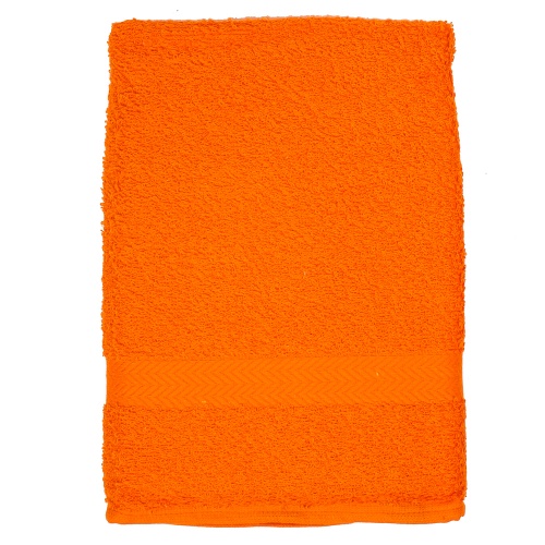 Полотенце махровое новое оранжевое в упаковке  в интернет-магазине todalamoda